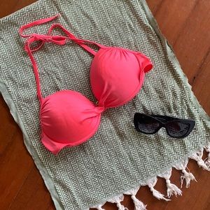 Victoria’s Secret padded bikini top, size 34D